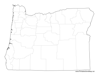 Oregon County Map