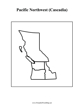 Pacific Northwest Map