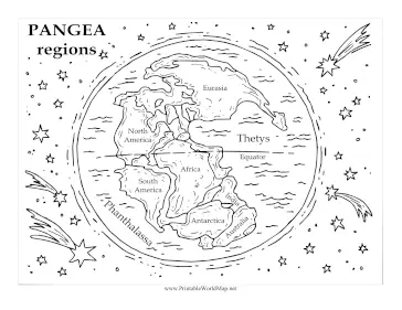 Pangea Black and White