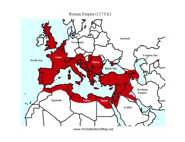 Roman Empire map