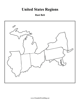 Rust Belt Map