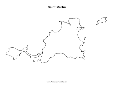 Saint Martin Map