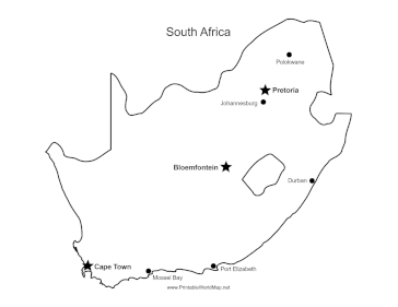 South Africa Major Cities