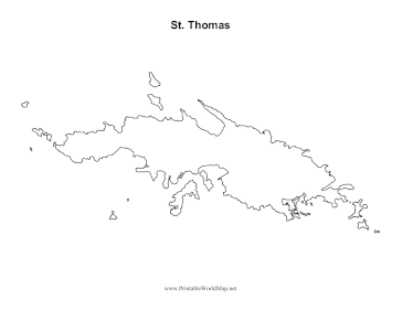 St Thomas Map