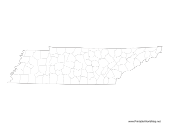 Tennessee County Map