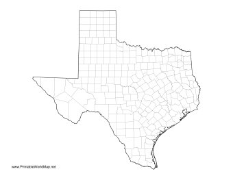 Texas County Map