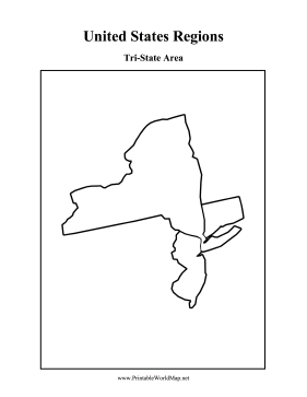 Tri-State Area Map