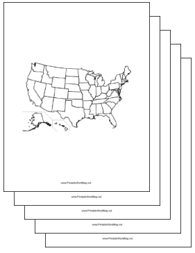 United States blank Map Collection