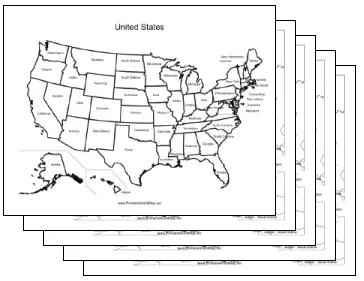 united states map collection