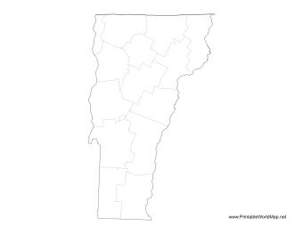 Vermont County Map