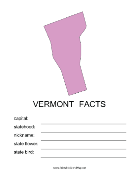 Vermont Facts