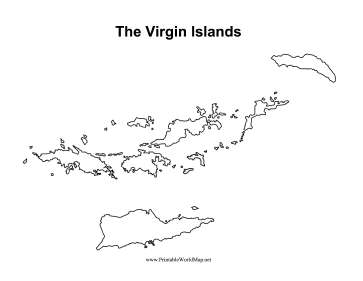 Virgin Islands Map