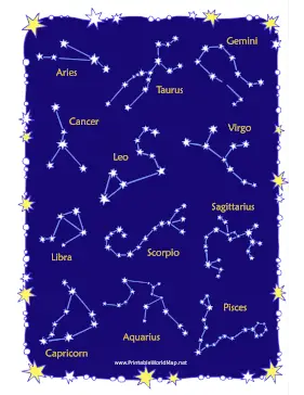 Western Zodiac Constellations