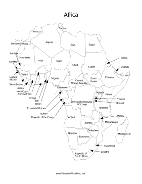 Africa map