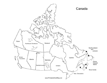 Canada map