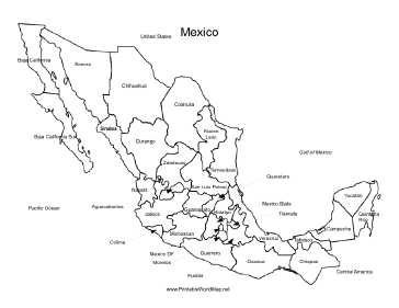 Mexico map