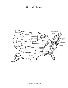 United States map