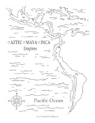 Ancient American Empires Black and White