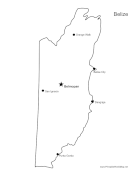 Belize Major Cities