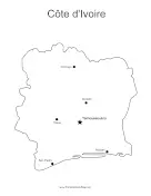 Cote dIvoire Major Cities