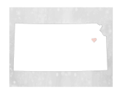 Cute Kansas Map