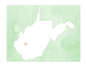 Cute West Virginia Map