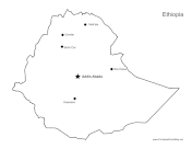 Ethiopia Major Cities