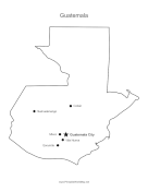 Guatemala Major Cities