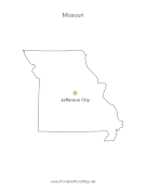 Missouri Capital Map