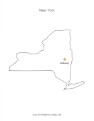 New York Capital Map