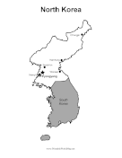 North Korea Major Cities