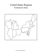 Northeast States Map