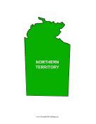 Northern Territory Map Color