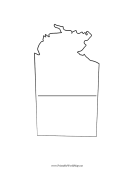 Northern Territory Map Fill In