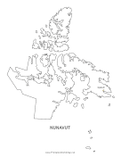 Nunavut With Capital
