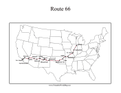 Route 66 Map
