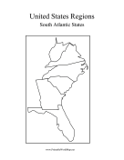 South Atlantic States Map