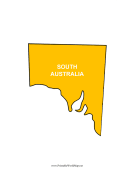 South Australia Map Color