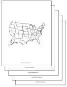 United States blank Map Collection