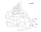 Canada map